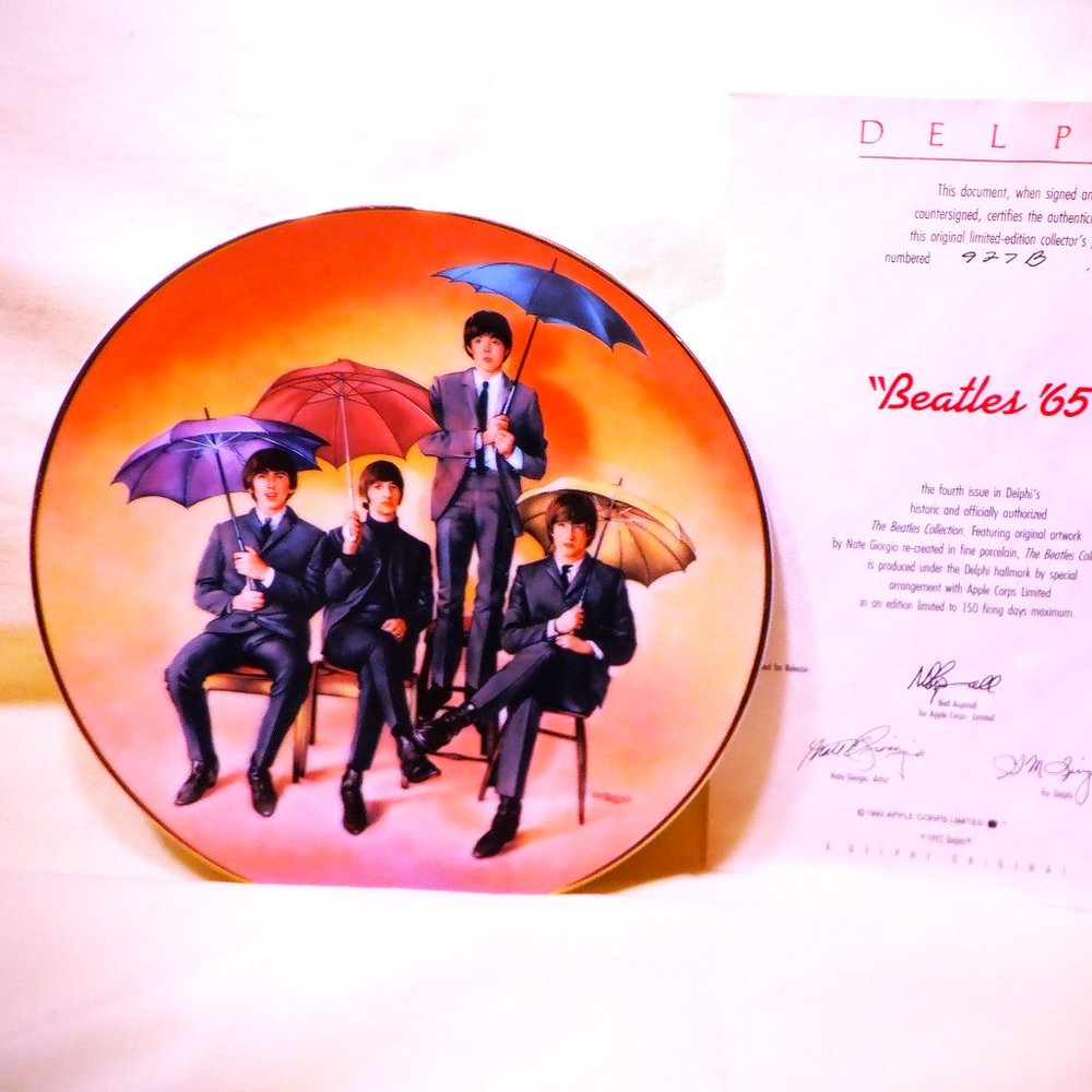 The BEATLES *** Beatles '65 *** Collector's Plate No. 927B ~
